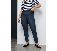 Yours for Good Curve Jersey Stretch Jeggings - Women's - Plus Size Curve Mid Blue