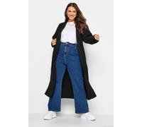 Knitted Maxi Cardigan Yours Black 26-28