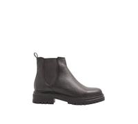 Yours Women's Faux Leather Almond Toe Chelsea Boots In Wide E Fit in Brown | Size: 5E