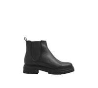 Yours Women's Faux Leather Almond Toe Chelsea Boots In Wide E Fit in Black | Size: 4E