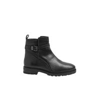 Yours - Leather Buckle Detail Ankle Boots In Wide E Fit - Women's
