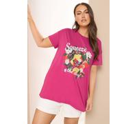 Yours Curve 'Squeeze The Day' Lemon Graphic Print T-Shirt - Women's - Plus Size Curve