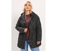 Yours Women's Lightweight Padded Jacket in Black | Size: 18