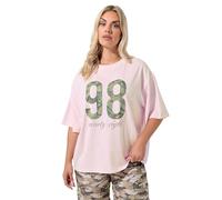 Yours Limited Collection Curve '98' Camo Print T-Shirt - Women's - Plus Size Curve