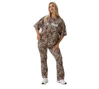 Yours Limited Collection Curve Black Leopard 'St Moritz' T-Shirt - Women's - Plus Size Curve