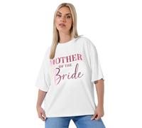 Yours Limited Collection Curve 'Bride to Be' Metallic T-Shirt - Women's - Plus Size Curve