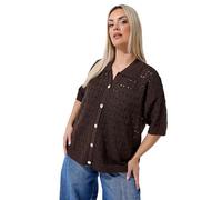 Yours Limited Collection Curve Button Through Crochet Shirt - Women's - Plus Size Curve
