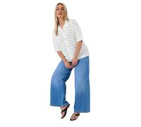 Yours Limited Collection Curve White Crochet Shirt - Women's - Plus Size Curve