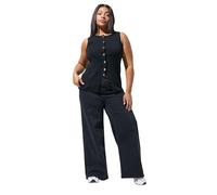 Yours Limited Collection Curve Compact Knitted Waistcoat - Women's - Plus Size Curve Black