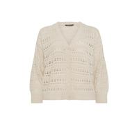 Yours Limited Collection Curve Cream Crochet Balloon Sleeve Cardigan - Women's - Plus Size Curve