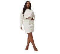 Yours Limited Collection Curve Denim Contrast Stitch Mini Skirt - Women's - Plus Size Curve