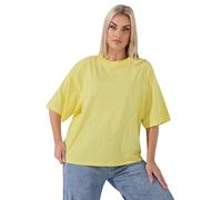 Yours Limited Collection Curve Embroidered Floral T-Shirt - Women's - Plus Size Curve Yellow