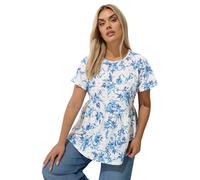 Yours Limited Collection Curve Floral Broderie Anglaise Top - Women's - Plus Size Curve White