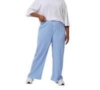 Yours Limited Collection Curve Gingham Button Front Trousers - Women's - Plus Size Curve