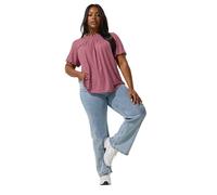 Yours Limited Collection Curve Gingham Tie Back Top - Women's - Plus Size Curve Red