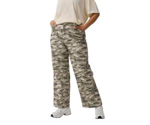Yours Limited Collection Curve Green Camo Wide Leg Jeans - Women's - Plus Size Curve