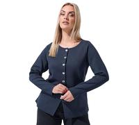 Yours Women's Long Sleeve Knitted Top in Dark Navy | Size: 18