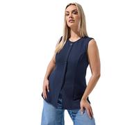 Yours Limited Collection Curve Seam Detail Waistcoat (Qc) - Women's - Plus Size Curve