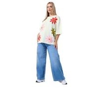 Yours Limited Collection Curve Strawberry Knitted Boxy Top - Women's - Plus Size Curve