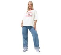 Yours Limited Collection Curve White 'The Future is Female' T-Shirt - Women's - Plus Size Curve