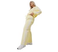 Yours Limited Collection Curve Wide Leg Side Stripe Joggers - Women's - Plus Size Curve Yellow
