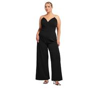 Yours London Curve Diamante Corset Jumpsuit - Women's - Plus Size Curve