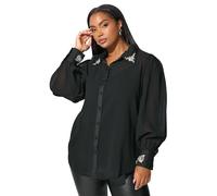 Yours London Curve Diamante Detail Shirt - Women's - Plus Size Curve