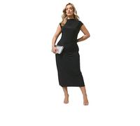 Yours London Curve Drape Maxi Dress - Women's - Plus Size Curve Black