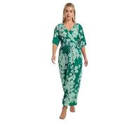 Yours London Curve Floral Print Maxi Dress - Women's - Plus Size Curve