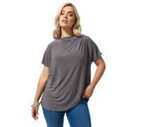 Yours London Curve Pleated Shoulder Top - Women's - Plus Size Curve