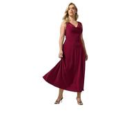 Yours London Curve Red Drape Front Maxi Dress - Women's - Plus Size Curve