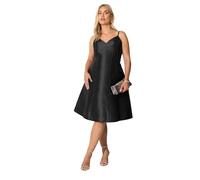 Yours London Curve Satin Twill Corset Dress - Women's - Plus Size Curve