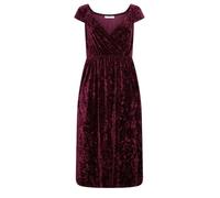 Yours London Curve Velvet Dress - Women's - Plus Size Curve