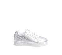 Yours - Metallic Chunky Lace Up Trainers in Wide E Fit - Women's Silver