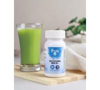 Yours Multivitamin Men 50+, Advanced Multivitamins for Seniors Men, Formula with Vitamin D3, B12, & Biotin - Supports Bone, Joint, Hair & Heart Health - 60 Tablets Two Month Supply, Once Daily