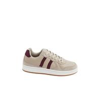 Yours - Natural Brown Padded Lace Up Trainers in Wide E Fit - Women's
