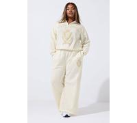 Yours 'new York' Wide Leg Joggers In Cream Cream 20