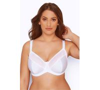 Yours Curve Smooth Non-Padded Underwired Full Cup Bra - Women's - Plus Size Curve White