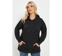 Yours Women's Overhead Essential Hoodie in Black | Size: 18/20
