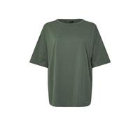 Yours Curve Green Oversized Boxy T-Shirt - Women's - Plus Size Curve