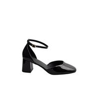 Yours - Patent Block Mary Jane Heels in Extra Wide Eee Fit - Women's