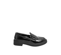 Yours - Patent Chunky Slip On Loafers in Wide E Fit & Extra Wide Eee Fit - Women's