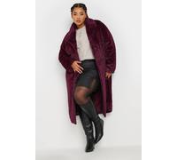Plush Faux Fur Coat Yours Red 20