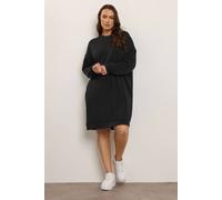 Yours Curve Pocket Sweatshirt Dress - Women's - Plus Size Curve Black