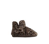 Yours - Pom Pom Faux Fur Boot Slipper - Women's - Plus Size Curve