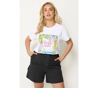 Yours Women's Poplin Cargo Shorts in Black | Size: 22-24 Yours Black 22-24