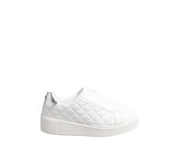 Extra Wide Fit Quilted Platform Trainers Yours White 5EEE