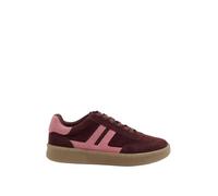 Yours - Red Side Panel Trainers in Wide E Fit & Extra Wide Eee Fit - Women's