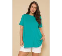Yours Ribbed Swing Top In Teal Teal 18