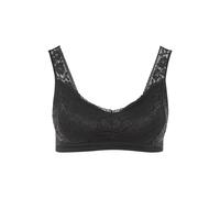 Yours Women's Seamfree Lace Bralette in Black | Size: 14/16